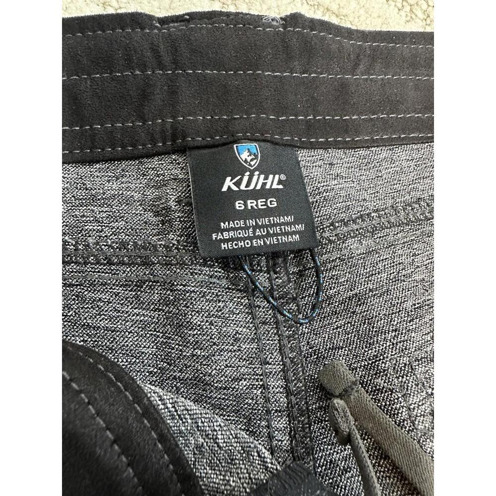 Kuhl Klash Pants Womens 6 Gotham Black Softshell Style Ankle Zip Water Resistant - Picture 6 of 9